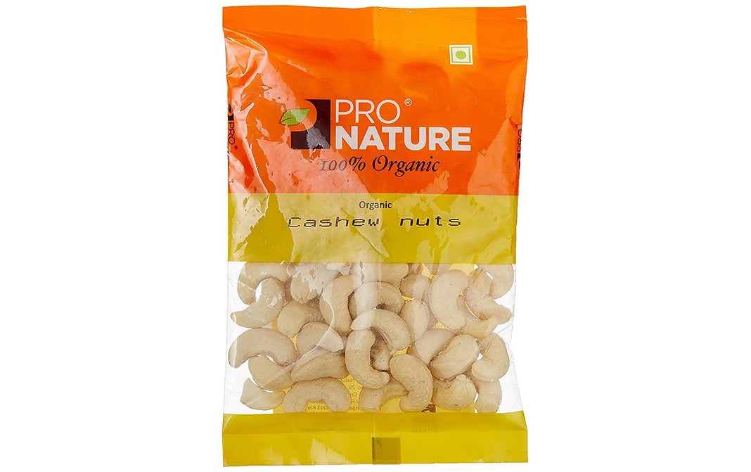 Pro Nature Organic Cashew Nuts    Pack  100 grams